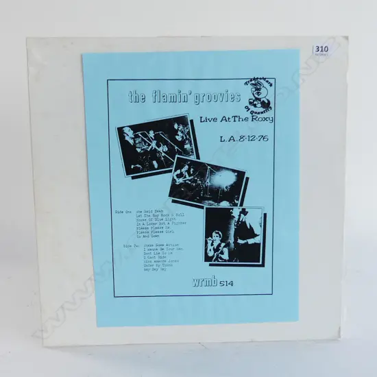 The Flamin' Groovies, Live At The Roxy